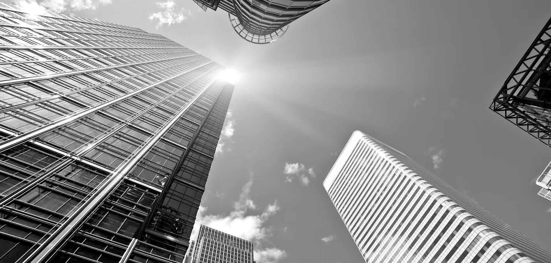 Downtown Montreal skyscrapers
