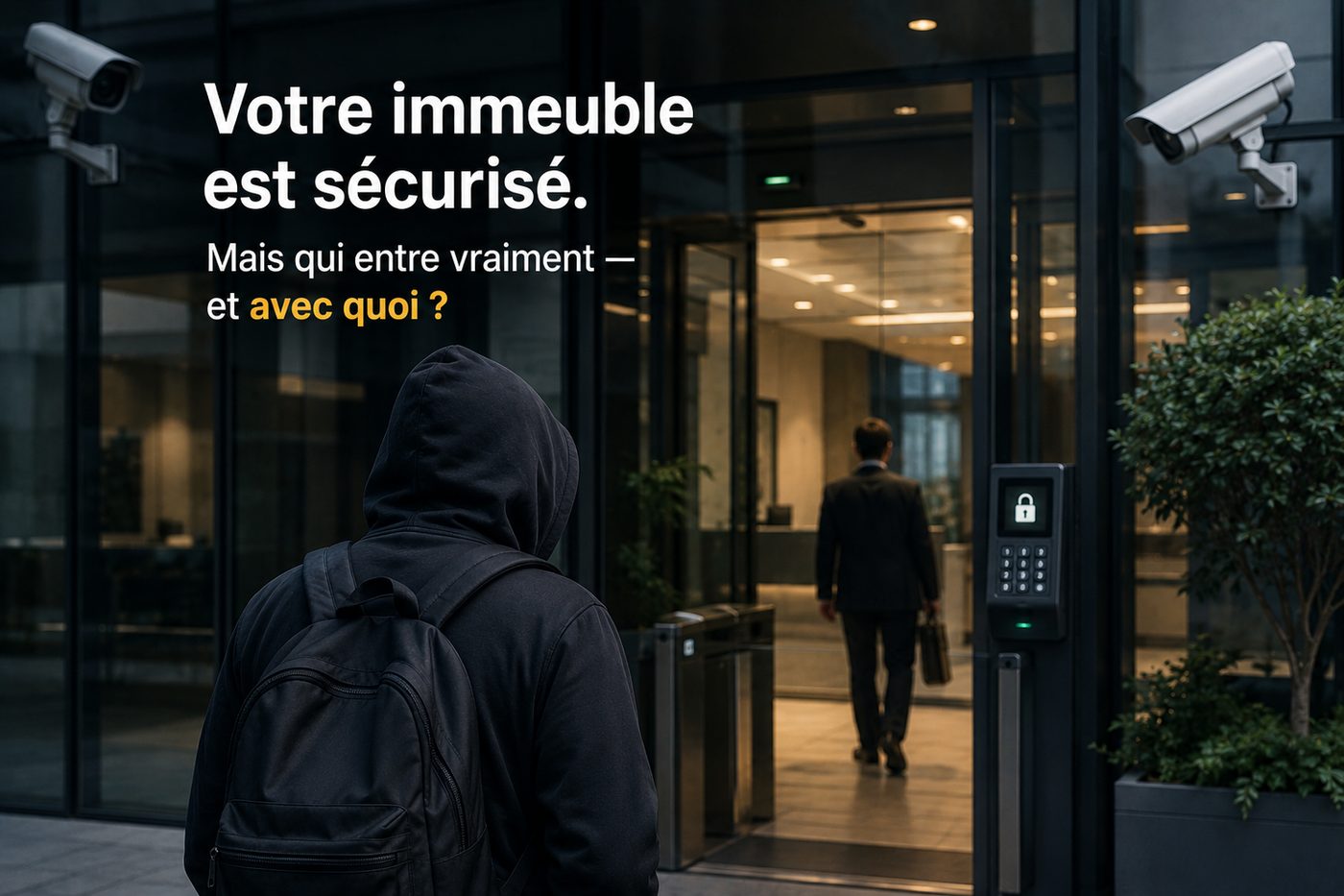 Votre immeuble est sécurisé. Mais qui entre vraiment — et avec quoi ?
