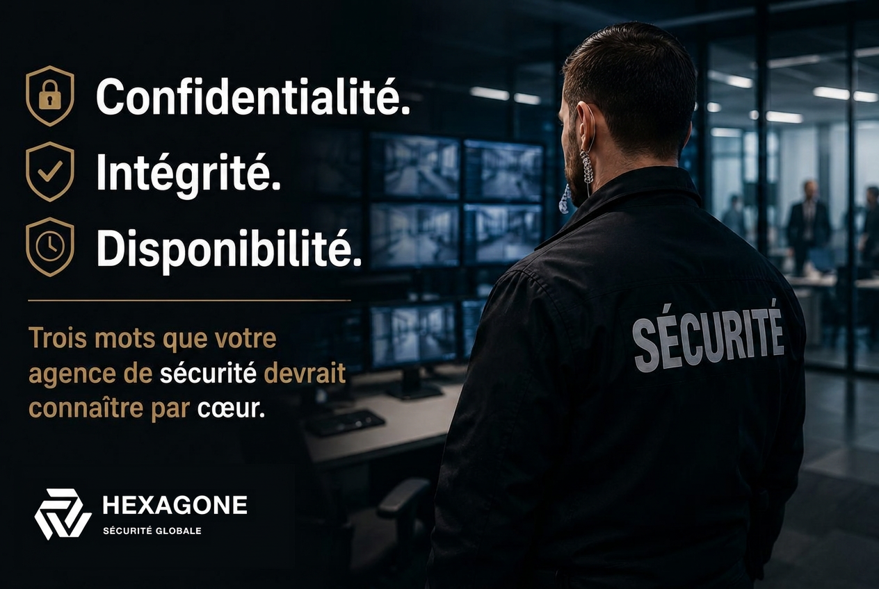 Confidentialité. Intégrité. Disponibilité. Trois mots que votre agence de sécurité devrait connaître par cœur.